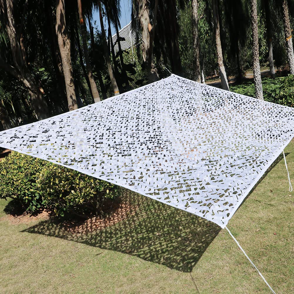 HYOUT Red de camuflaje para interior y exterior, cubierta de privacidad, decoración, salón, camping, caza