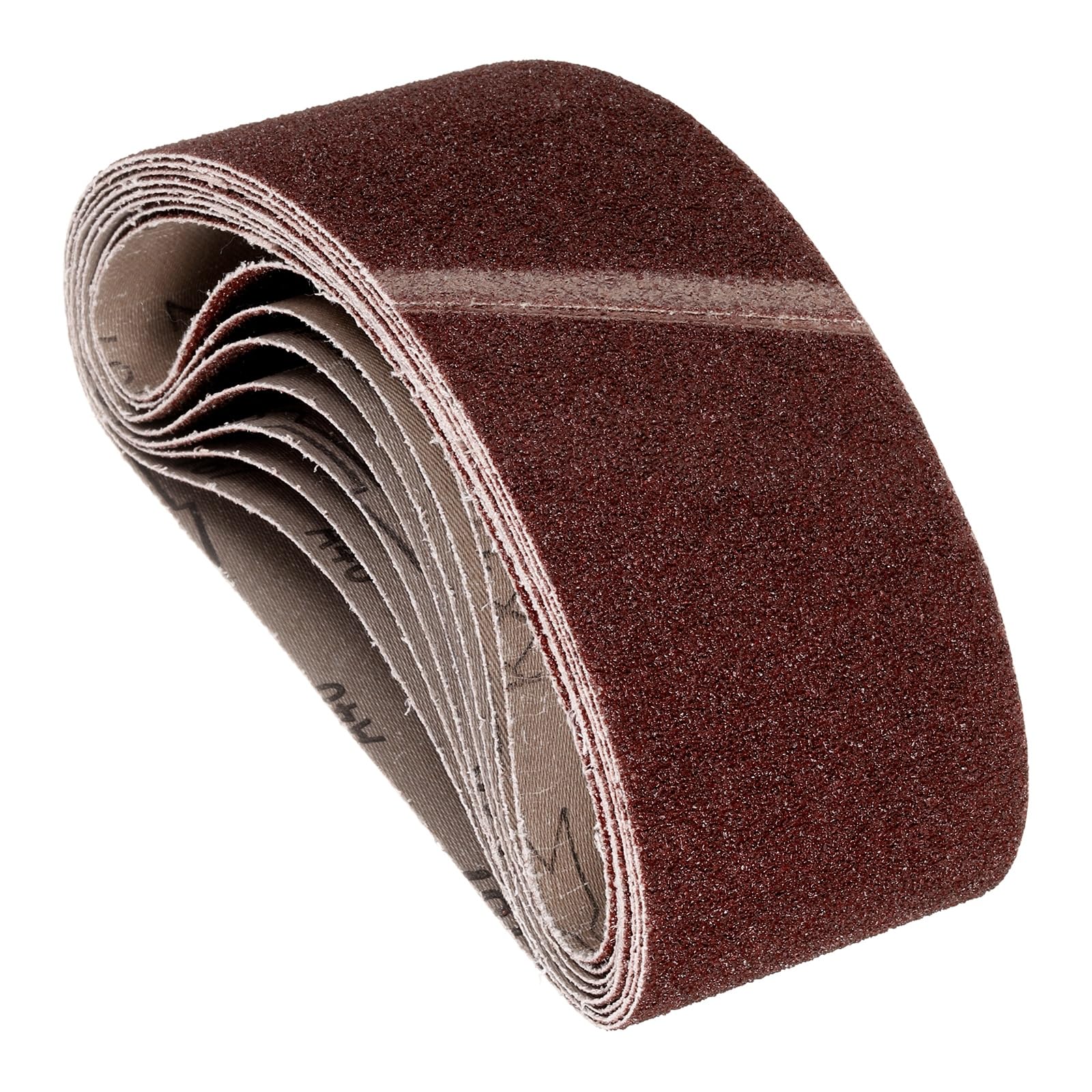8 Pcs Sanding Belts 4 x 24 Inch 40 Grit Aluminum Oxide