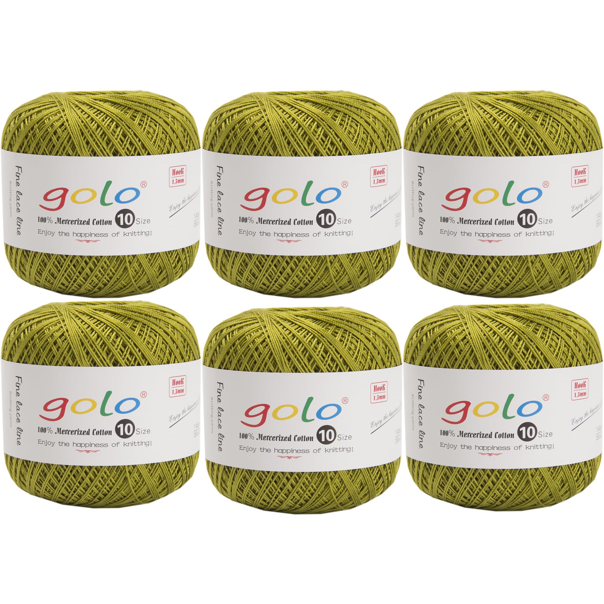 golo Crochet Yarn 6 Balls Cotton Hand Knitted Crochet Yarn โ image 1