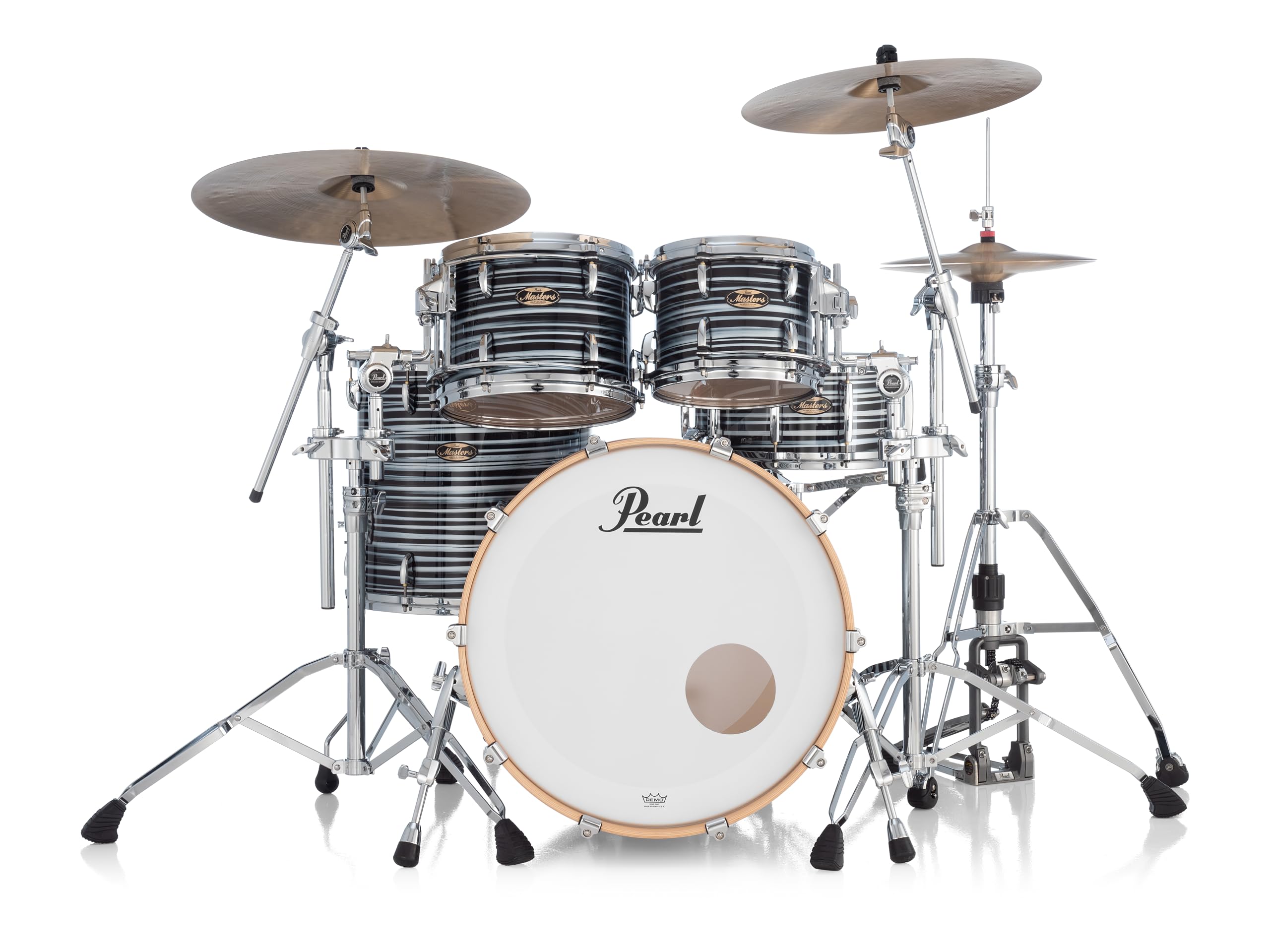 Amazon.com: Pearl Masters Maple Pure 4-PC Shell Pack Black Oyster