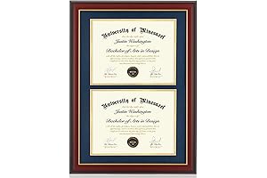 JD Diploma Frame Double 14x20 Diploma Wall Frame