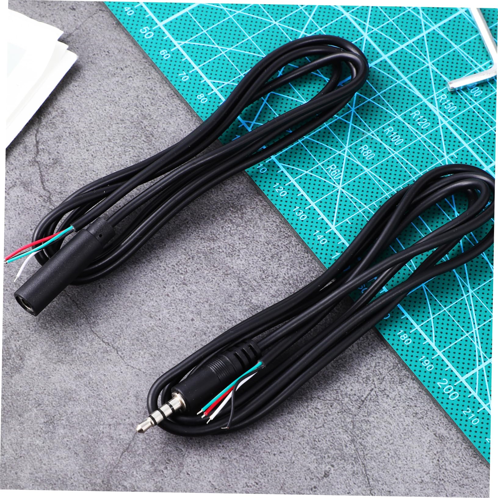 Housoutil 5 Sätze Audio-klinkenkabel Speaker Cables Lautsprecherkabel Kopfhörerkabel Stereokabel Verlängerungskabel Mikrofonkabel Audiokabel Mit Buchsenstecker Laptop-kabel Pvc 8 Stück * 5