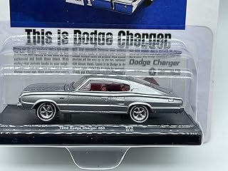 M2 Machines Auto-Drivers 1966 Dodge Charger 383 1:64 Scale R73 21-01 Silver by M2 Collectible 1 of 8480
