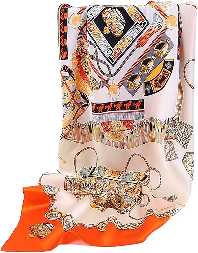 Miniatura 3 de Grace Scarves - Bufandas 100% de seda, extragrande y XX-grande