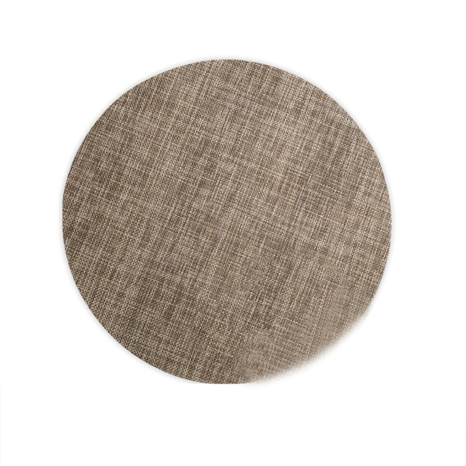 Sets de table ronds marron 35 cm lot de 6 grand diamètre design épuré