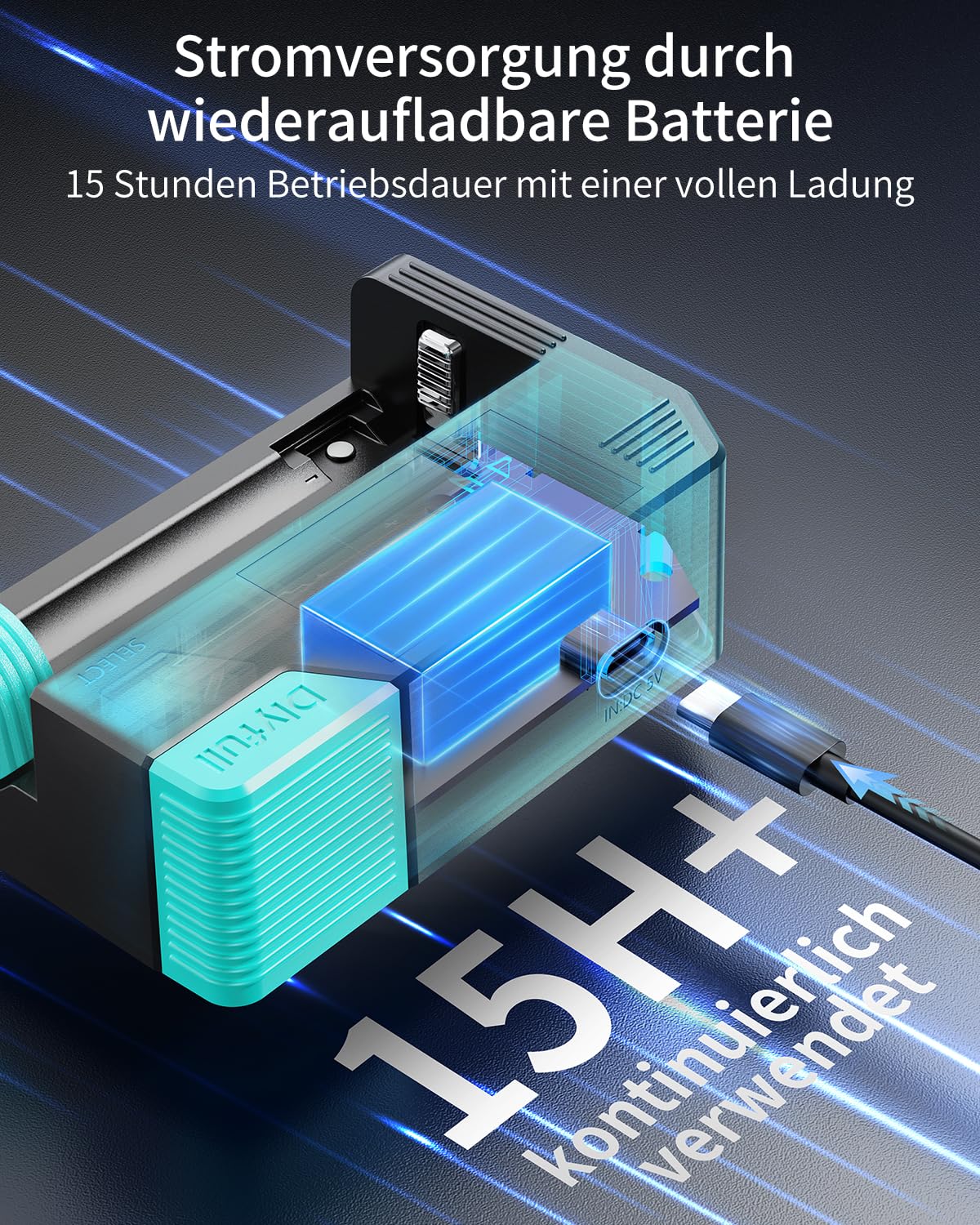 Dlyfull Tester professionale per batterie con display LCD per AA AAA C D 9V batterie a bottone 1,2V 1,5V 3V 3,7V