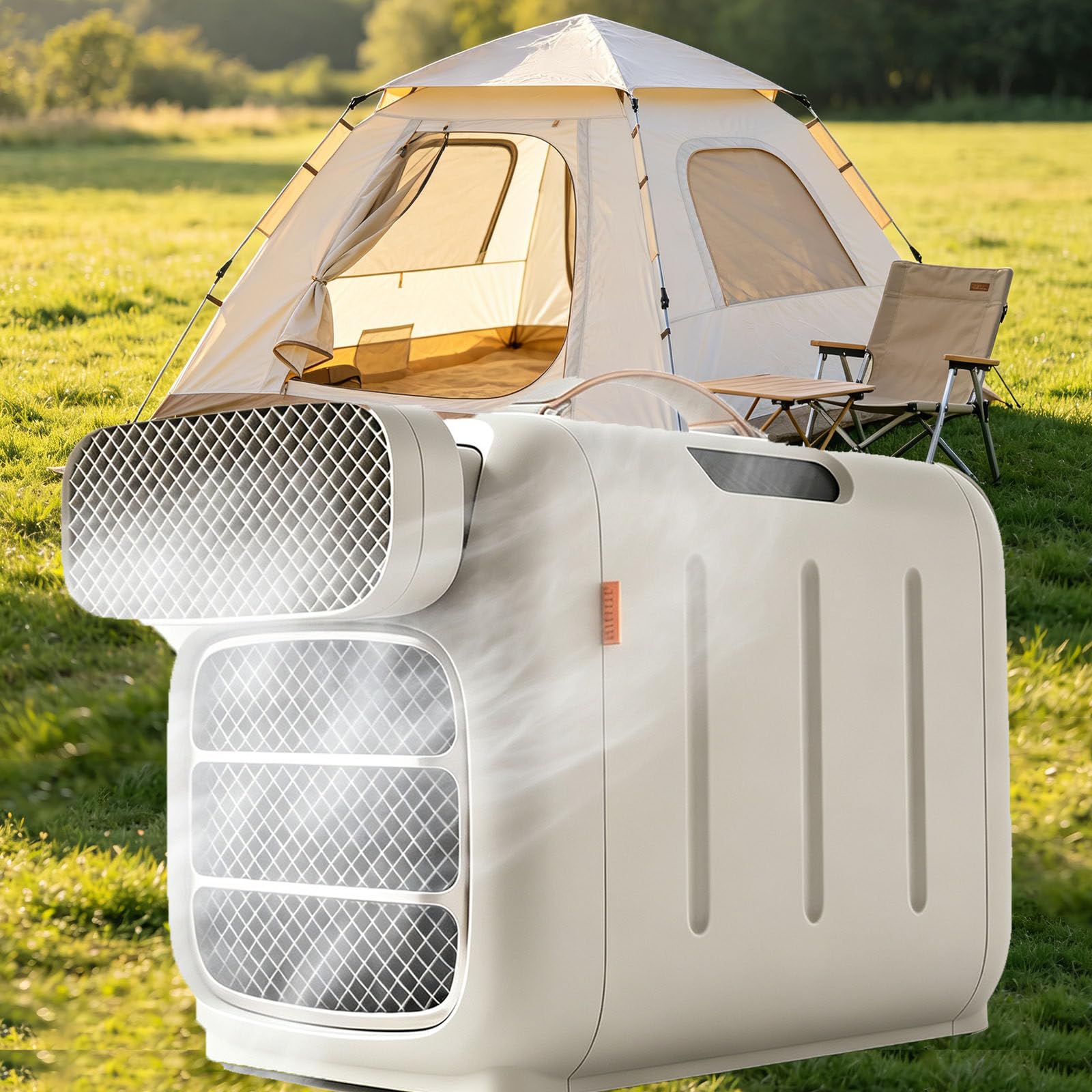 GBHJJ Portable Camping Air Conditioner, Handheld Portable Air Conditioner with Cooling & Heating Heatingandcooling+audiosystem