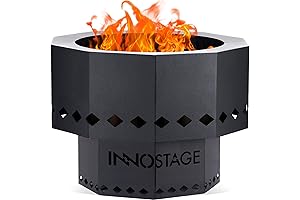 INNO STAGE Low Smoke Smokeless Fire Pit and Camp Stove