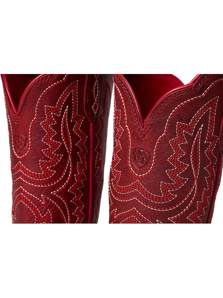 Red Ariat Casanova D Toe Western Boots (Toddler/Little Kid/Big Kid)