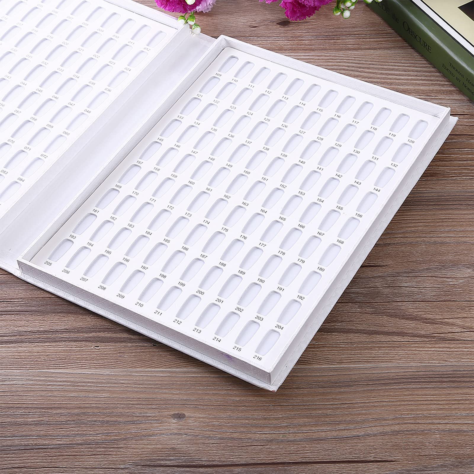 Nail Gel Color Display Chart Book, Large Capacity 216 Colors Nail Polish Display, Easy-to-Use Manicure Tools - Image 3