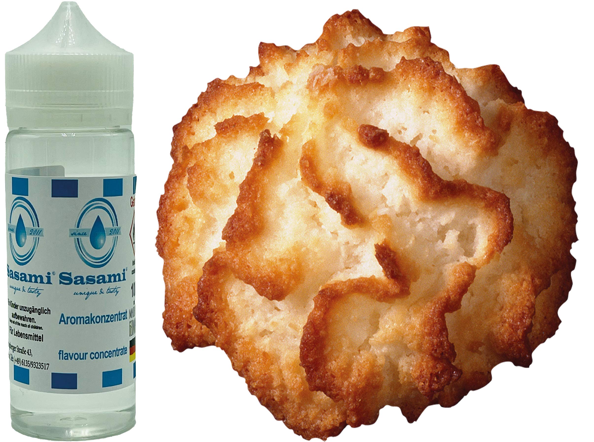 makaroniki kokosowe Aromat Koncentrat - wegański - Sasami - 100ml