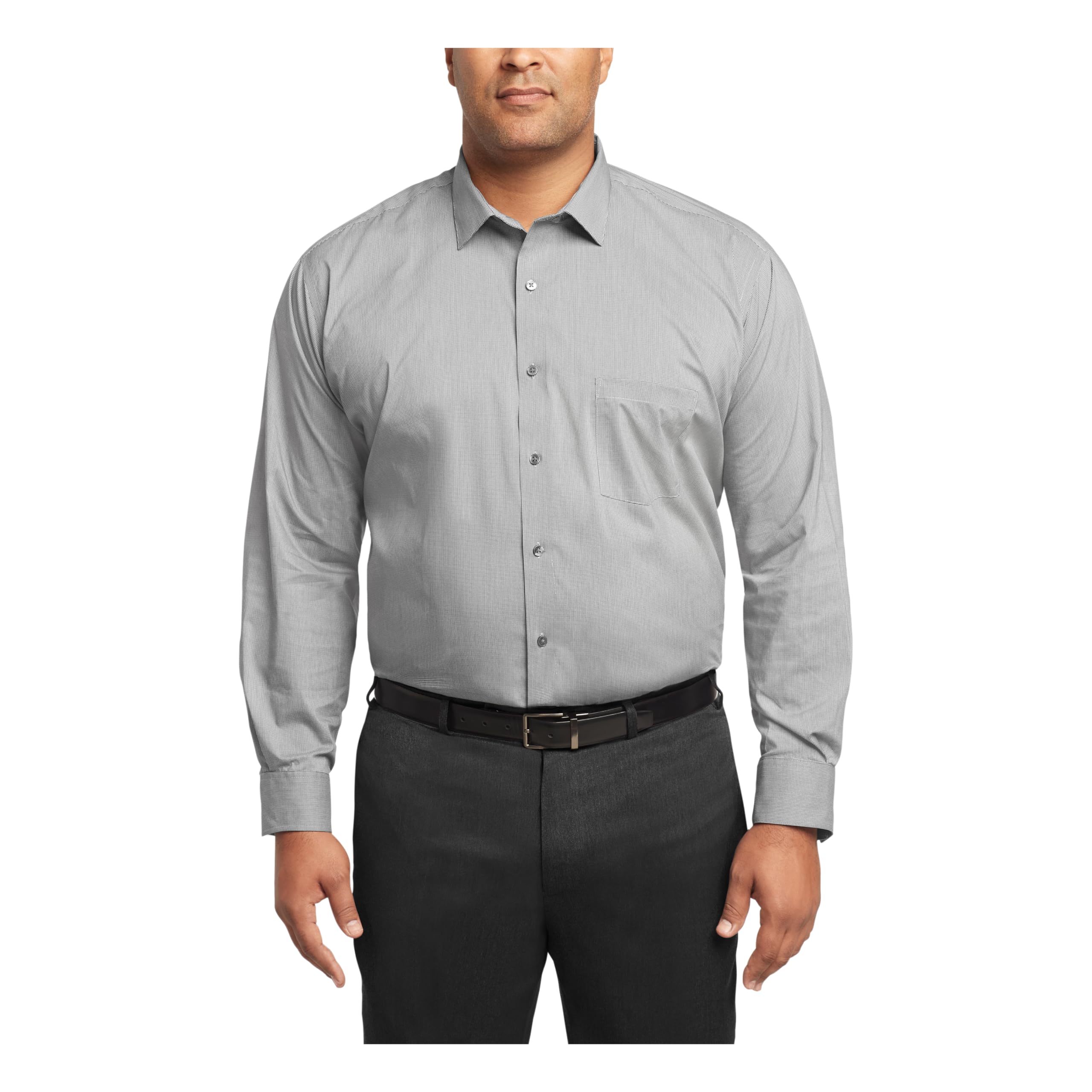 Van Heusen Camicia Regular Fit Ultra Rughe Flex Collar Stretch Camicia Elegante Uomo (Pacco da 1)