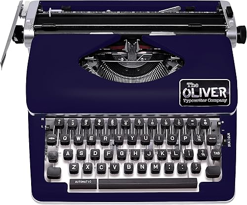 Máquina de escribir manual Legacy, azul rey
