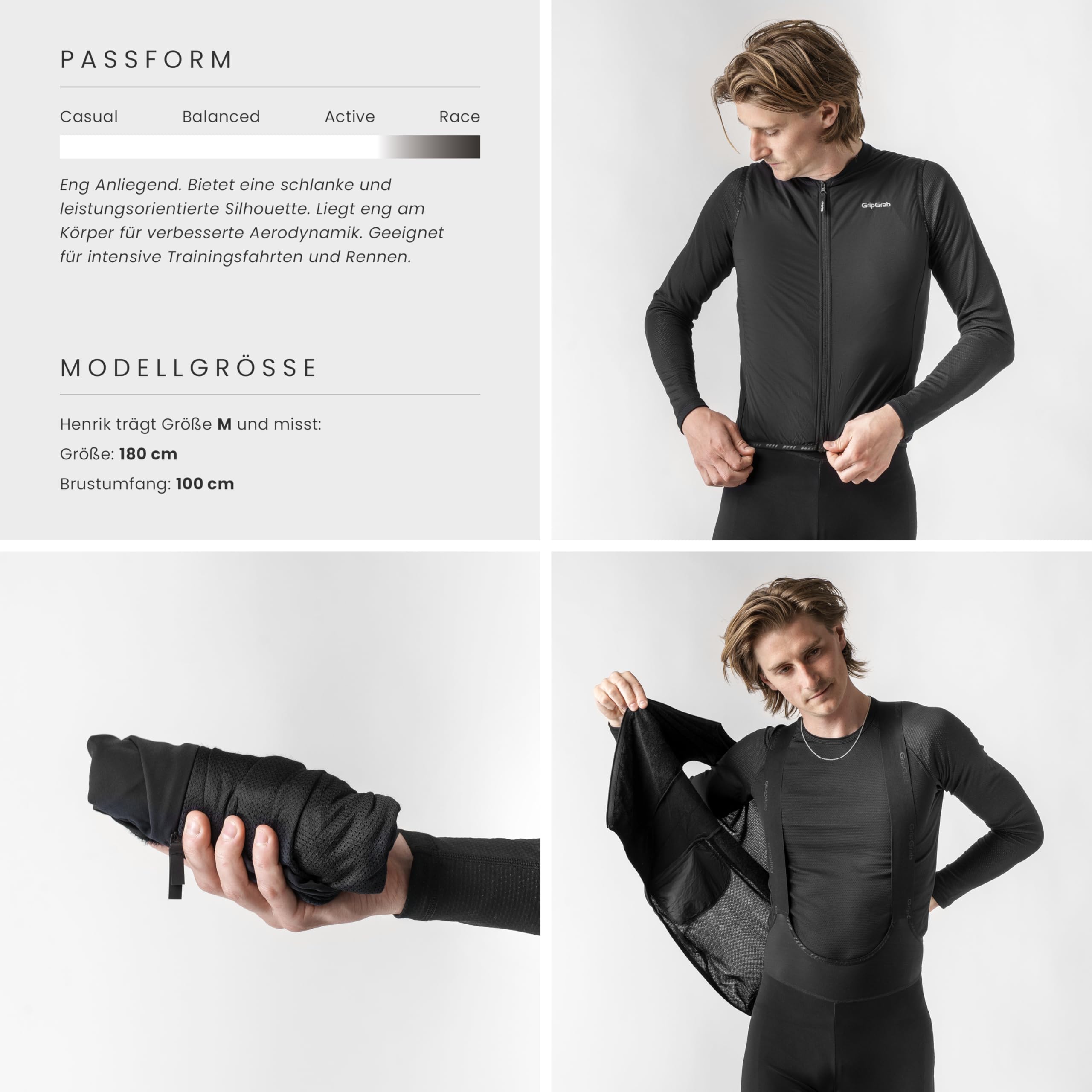 GripGrab Gripgrab Pacr Insulated Mid-layer Weste Gilet da ciclismo Uomo (Pacco da 1)