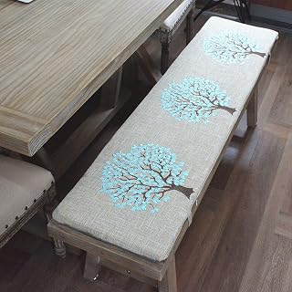 Banc de balançoire de jardin avec fixation pour 2 à 3 places – Coussin amovible et lavable pour intérieur/extérieur – Coussin de voyage pour t