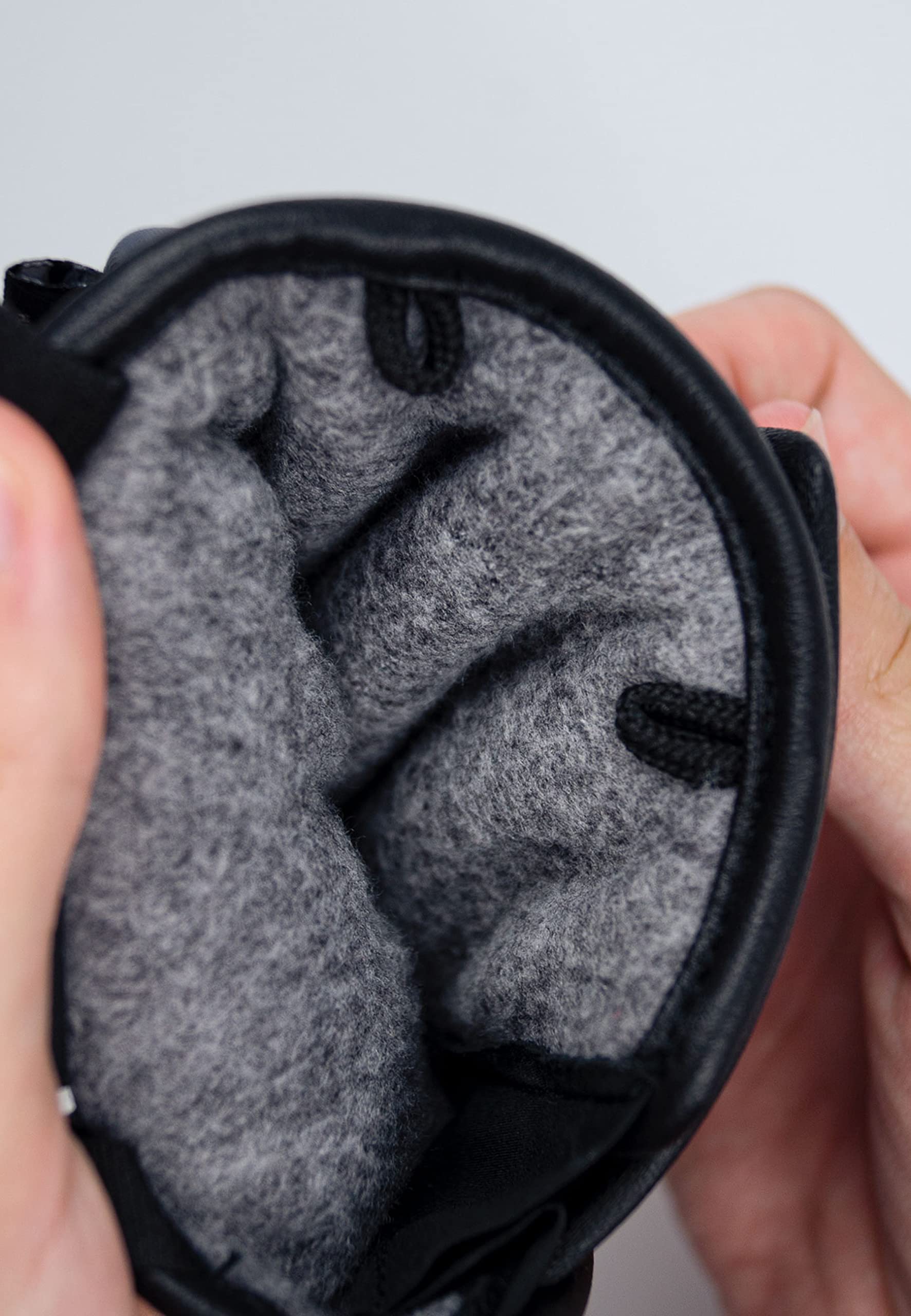 Reusch Andy R-tex XT Wodoodporna pętla na nadgarstek ciepłe narciarstwo rękawice śniegowe regulacja wilgotności zima, czarny, 8,5 mężczyźni, czarny