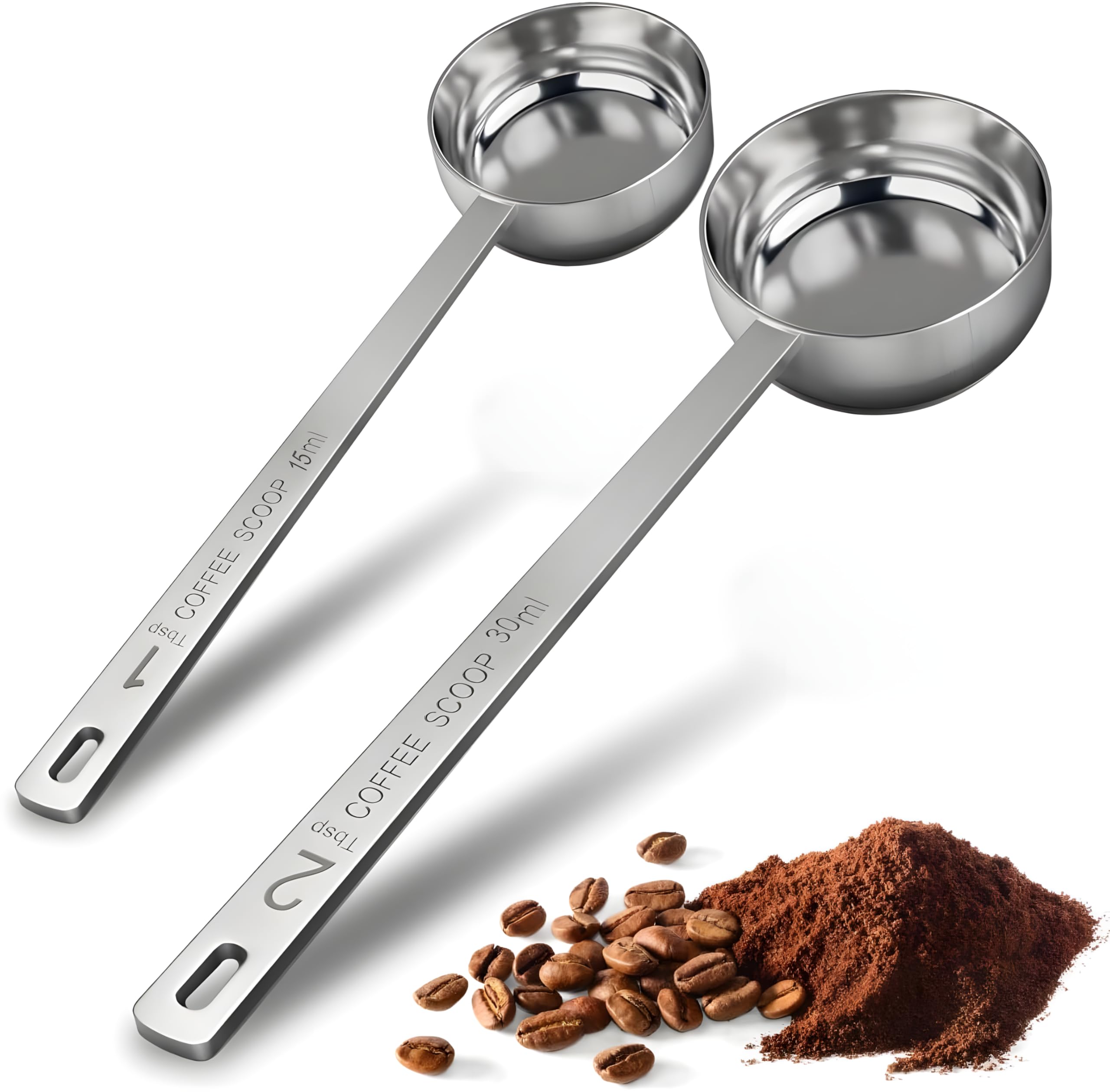 WESTMARK Kaffeelöffel Kaffee-Dosierlöffel Für 8 Gramm Kaffeepulver Langer Griff 19 1 Cm 1 Stueck S0i9l01z