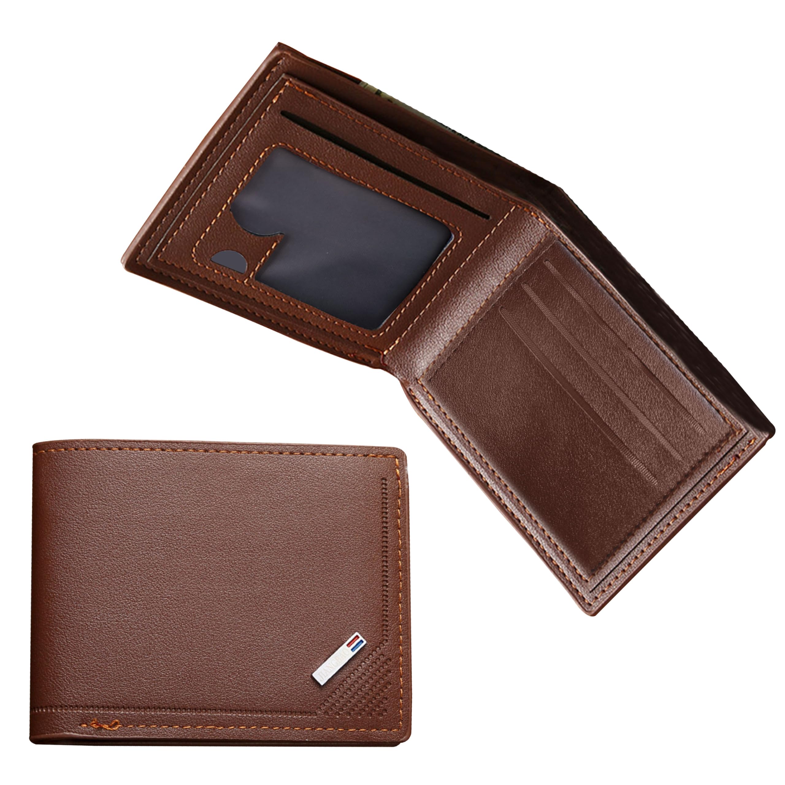 Mens Wallets: Slim Wallets for Men with Cardholder and Money Organizer (DMFP397)-image-35