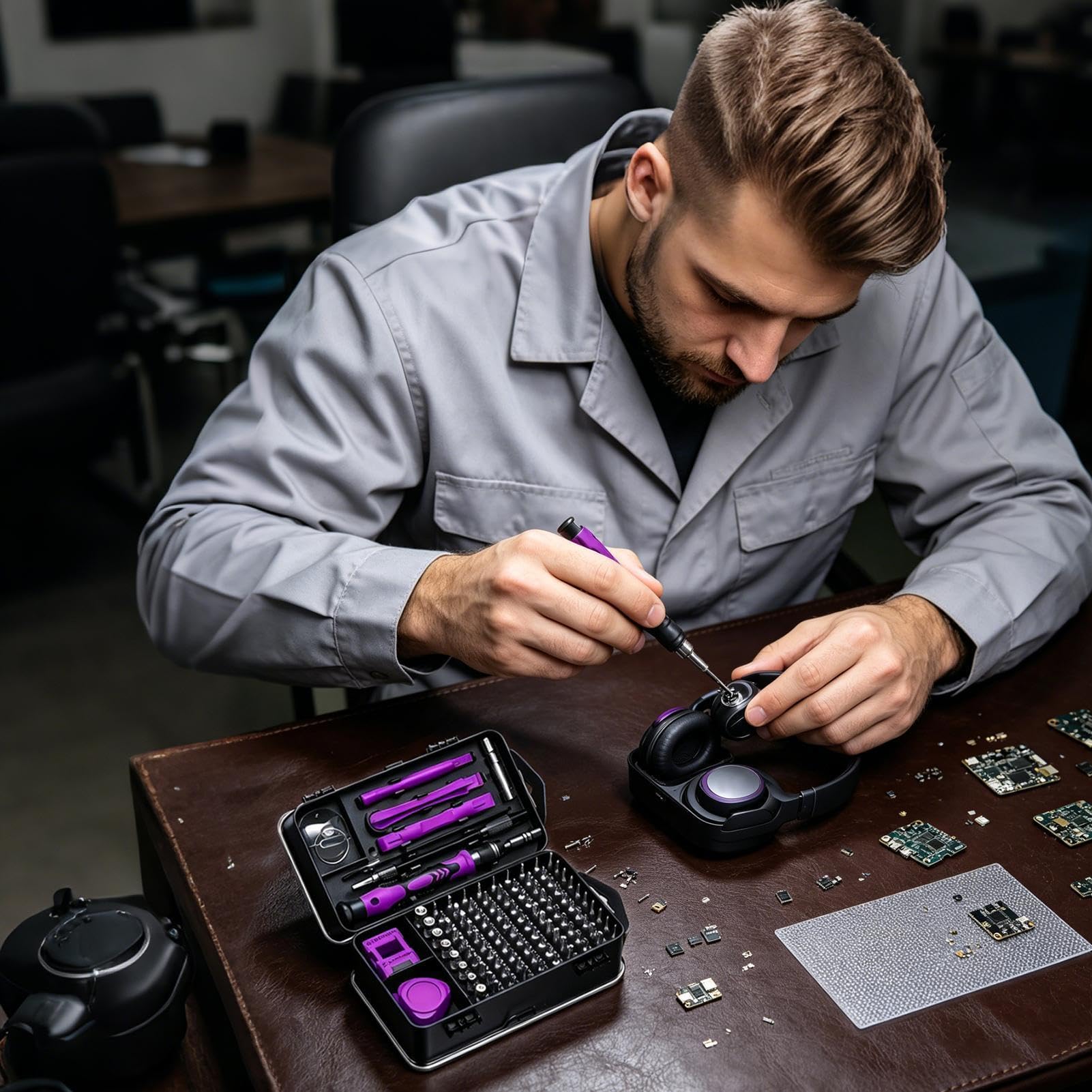 Juego De Destornilladores Para Electrónica Kit de 115 Puntas de | Juego De Destornilladores De Mantenimiento para Electrónica, Relojes, Gafas, Portátiles, Teléfonos, PC, Hogar,