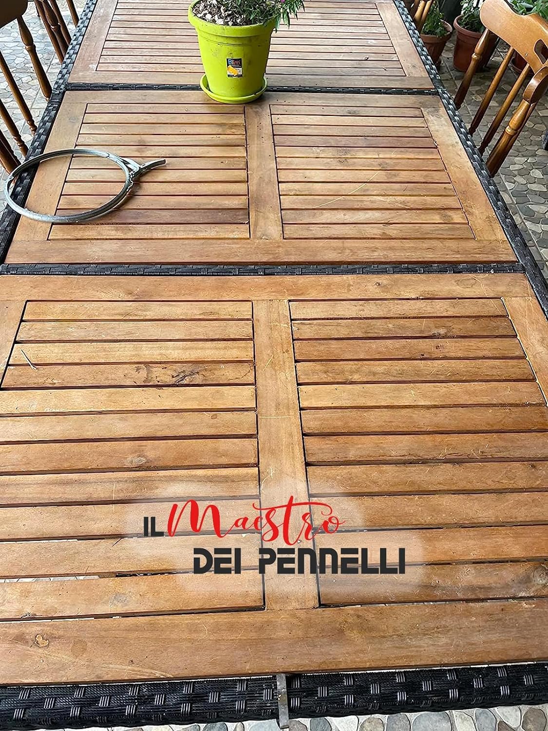 Impregnante legno esterni per ciclo cerato professionale ad acqua 5lt Maestro (Noce Scuro)