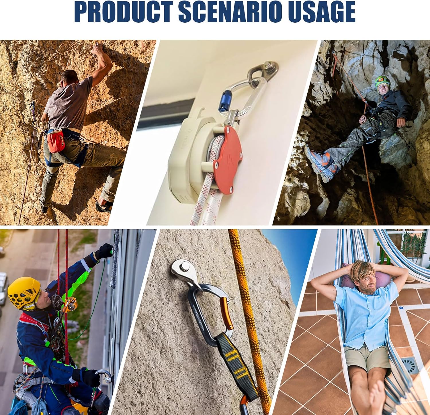 25kN Climbing Bolt Hangers Anchors Stainless Steel Climbing Holds Anchor Bolt Heavy Duty Expansion Bolt Piton Tiedown for Rock Climbing Rappelling Hammock Gym Wall Aerial Work Caving Rescue