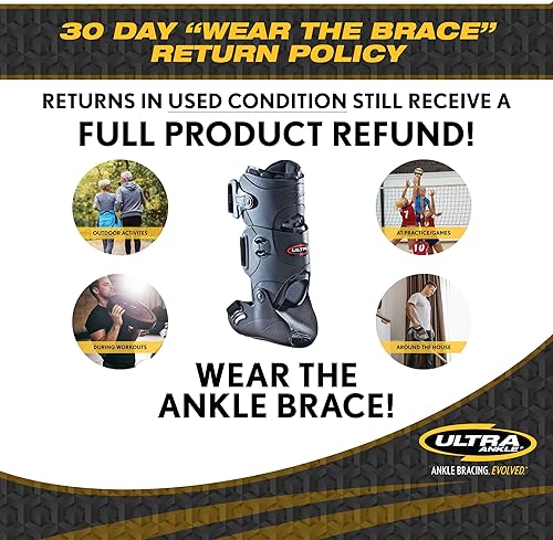 Miniatura 7 de Ultra CTS Tobillera para osteoartritis (OA), lesiones agudas de tobillo y esguinces de tobillo alto - LXL