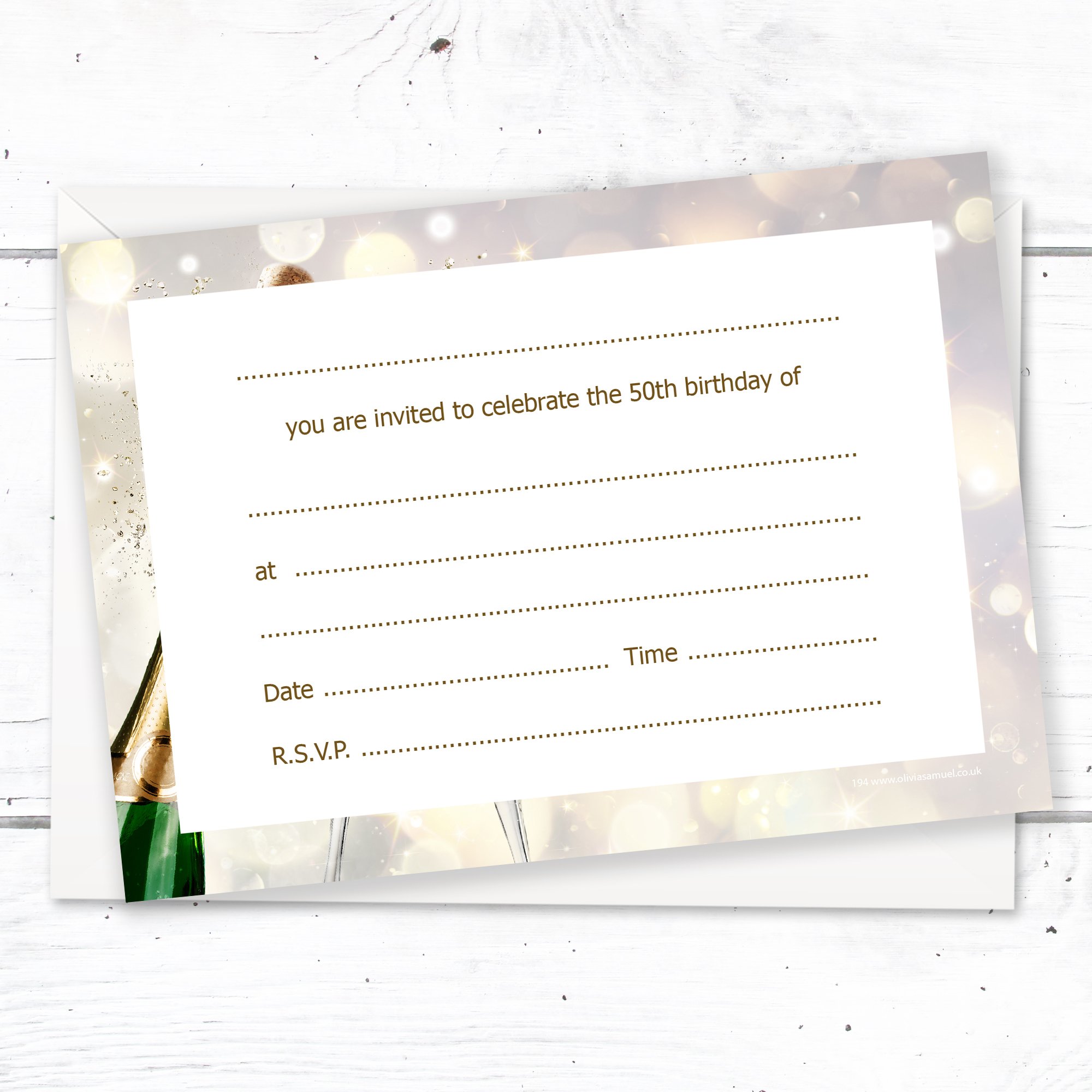 Olivia Samuel Carte D'anniversaire 50 Ans Pour Belle-sœur - Soleil Et