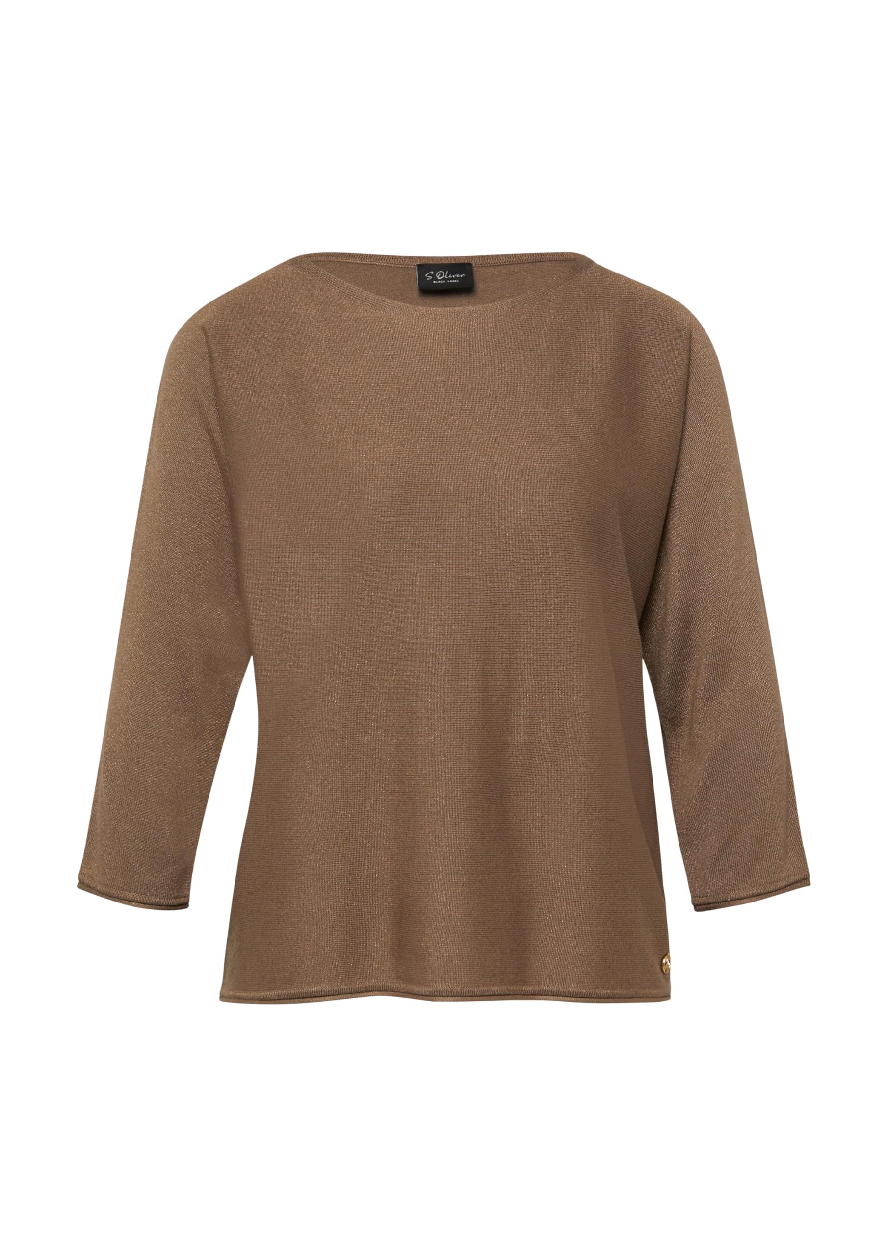 s.Oliver Damen Strickpullover – Feinstrick, U-Boot-Ausschnitt, Relaxed Fit