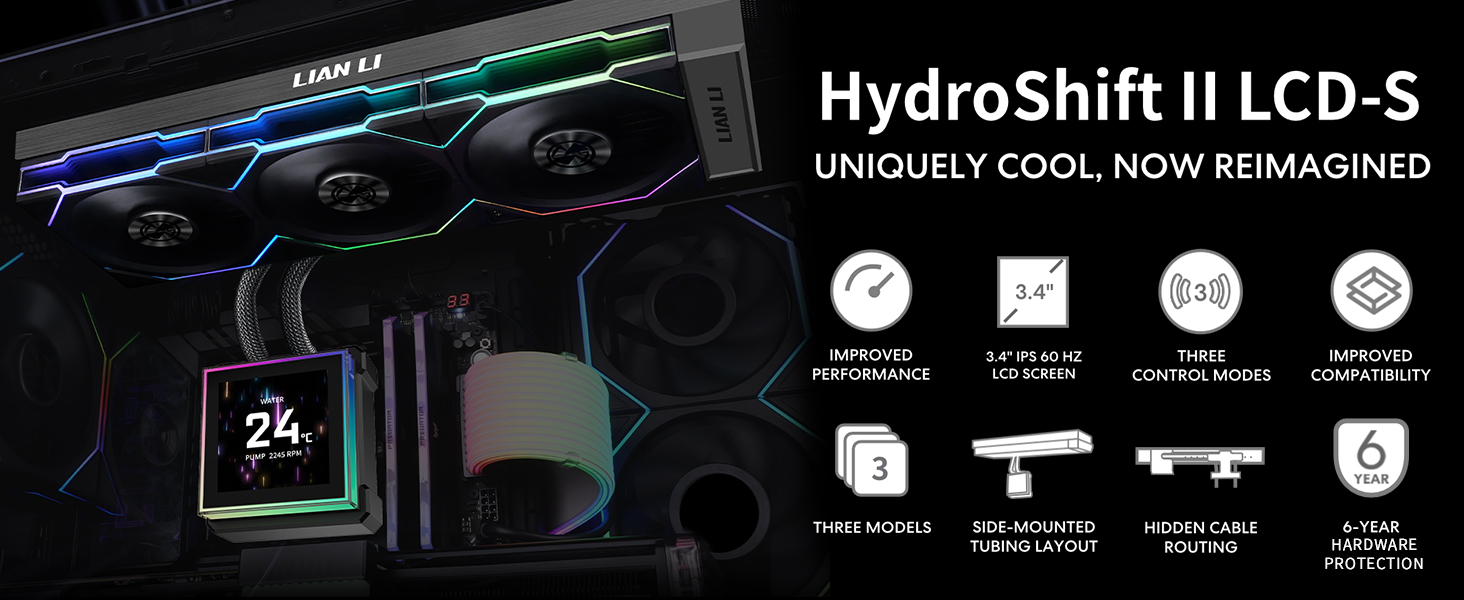 Amazon.com: Lian Li Hydroshift II LCD-S 360TL ARGB Liquid CPU