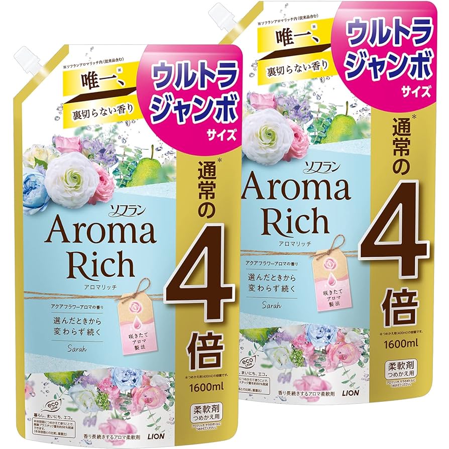 Amazon | 【まとめ買い 大容量】ソフラン アロマリッチ サラ