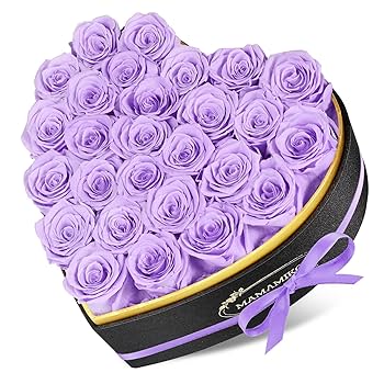 薔薇ママ Amazon.co.jp: MAMAMIKO 27 プリザーブドローズ ハート型ギフト