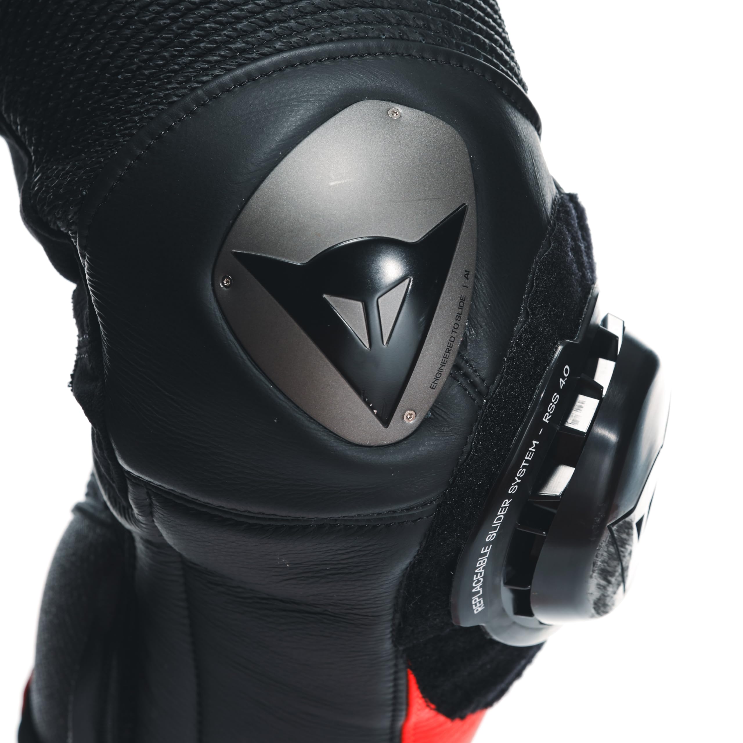 Dainese Misano 3 D-Air perforowany 1-częściowy damski skórzany kombinezon motocyklowy, czarny/biały/czerwony, 46