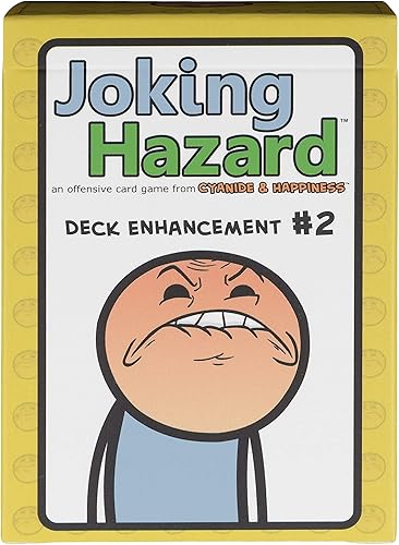 Joking Hazard Cyanide & Happiness - Paquete de expansión para juegos de fiesta divertidos de Cyanide & Happiness, 100 nuevas tarjetas de cómics