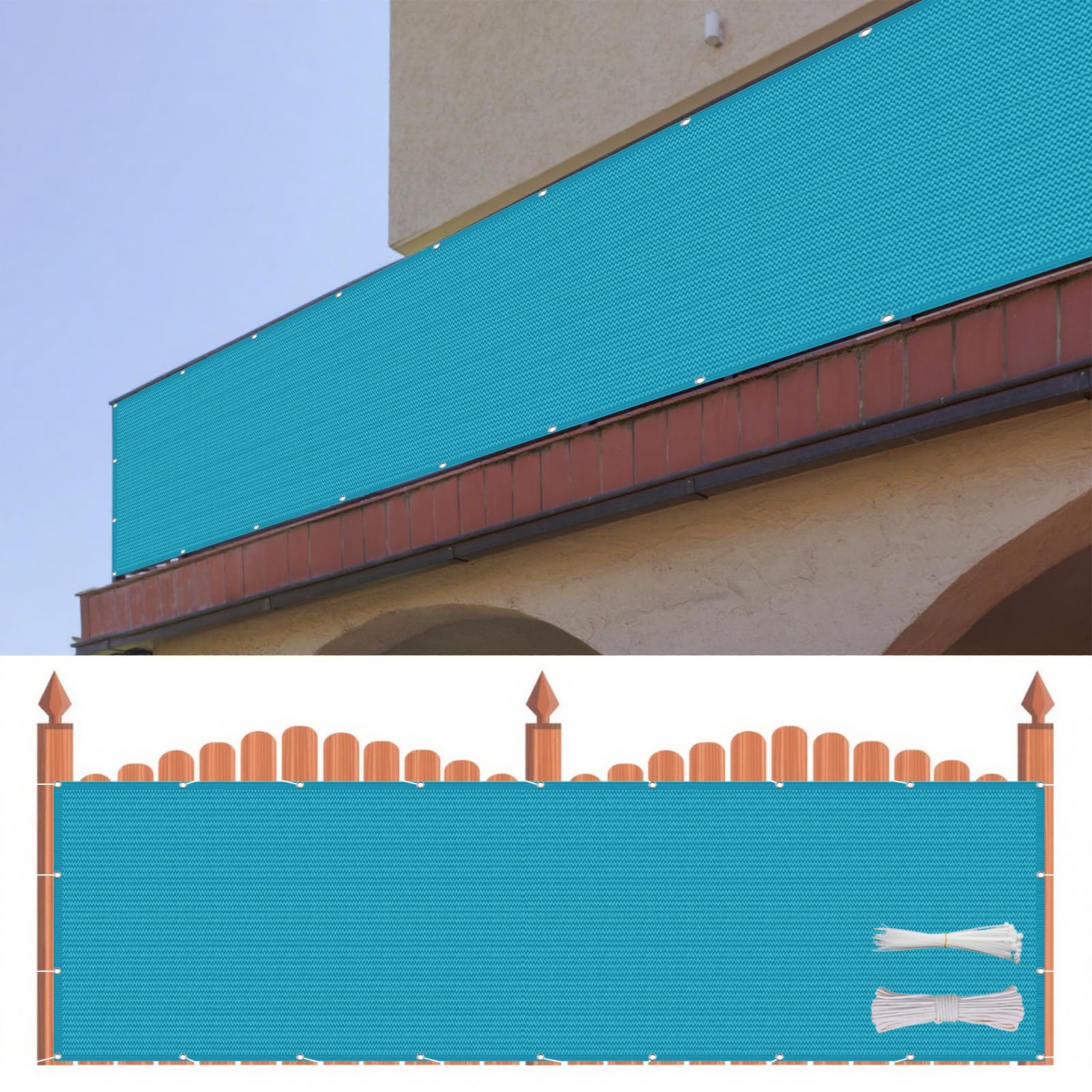 Écran de protection robuste 220 g/m² Privacy Solut pour jardin