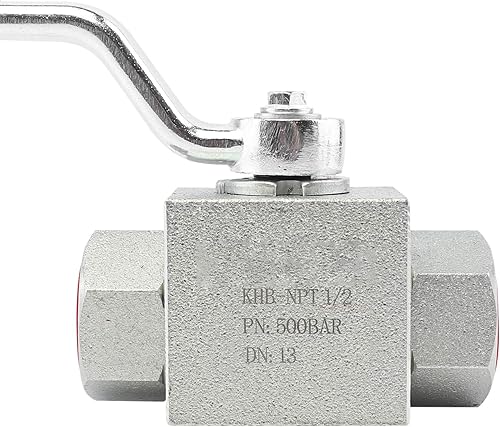 Miniatura 3 de Válvula de bola hidráulica KHB 12 "NPT Rosca hembra,Válvula de bola de 2 vías de cierre,Válvula hidráulica de 12 pulgada 7250 PSI
