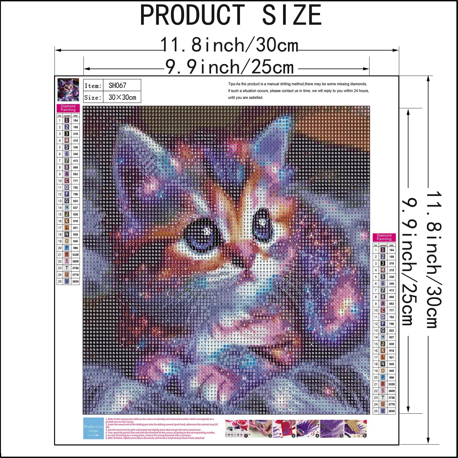 Pracht Creatives Hobby Diamond Painting Set, Tableau avec Motif Univers et Accessoires, Dimensions env. 35 x Pracht Creatives Hobby Diamond Painting Set, Tableau avec Motif Univers et Accessoires, Dimensions env. 35 x