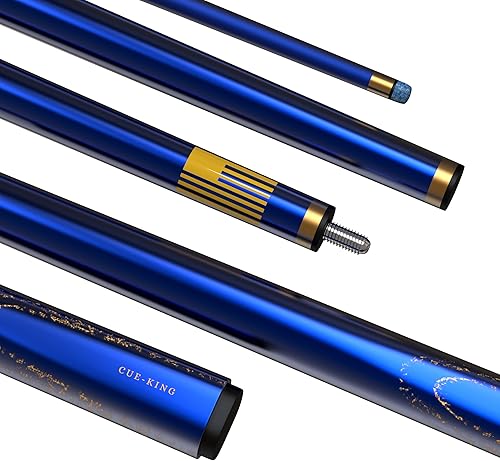 Miniatura 5 de Premier - Taco de billar de 58 pulgadas, 20 onzas, 2 piezas con punta premium de 0.374 in y funda de cuero, palo de billar, palo de billar, palo de