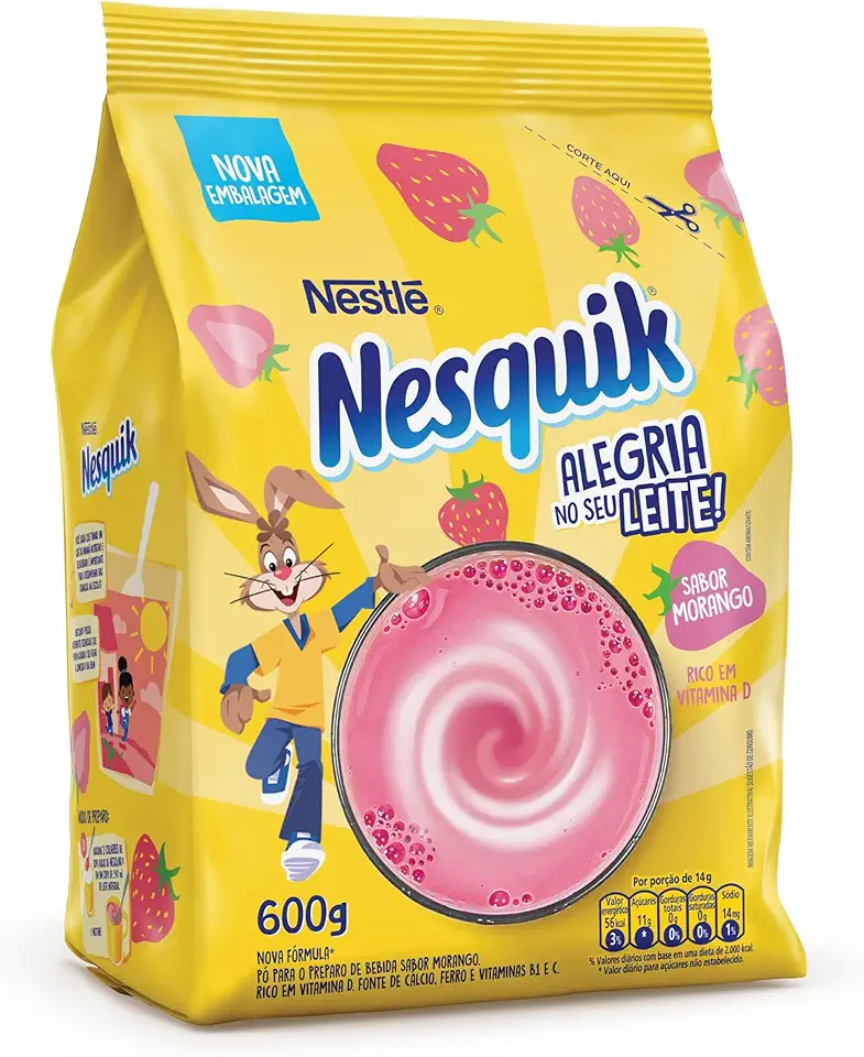 Achocolatado em Pó Nesquik Sachet 600g