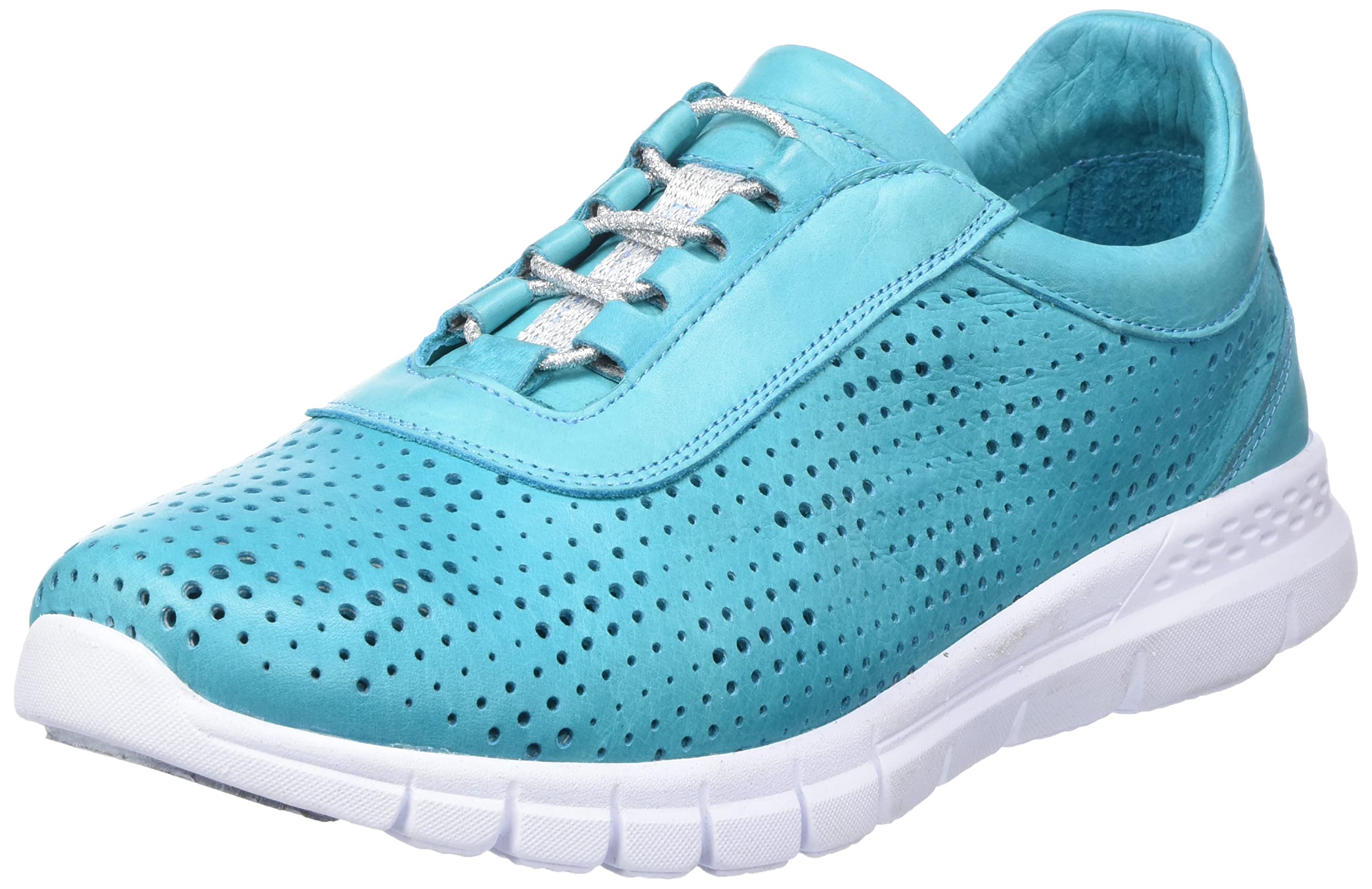 Andrea Conti Women's Trainers Sneaker, Aquamarine, 7.5 UK