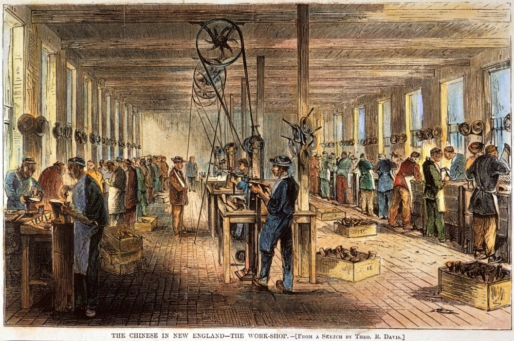 Amazon.com: Chinese Workers 1870 Nchinese Immigrants In A North
