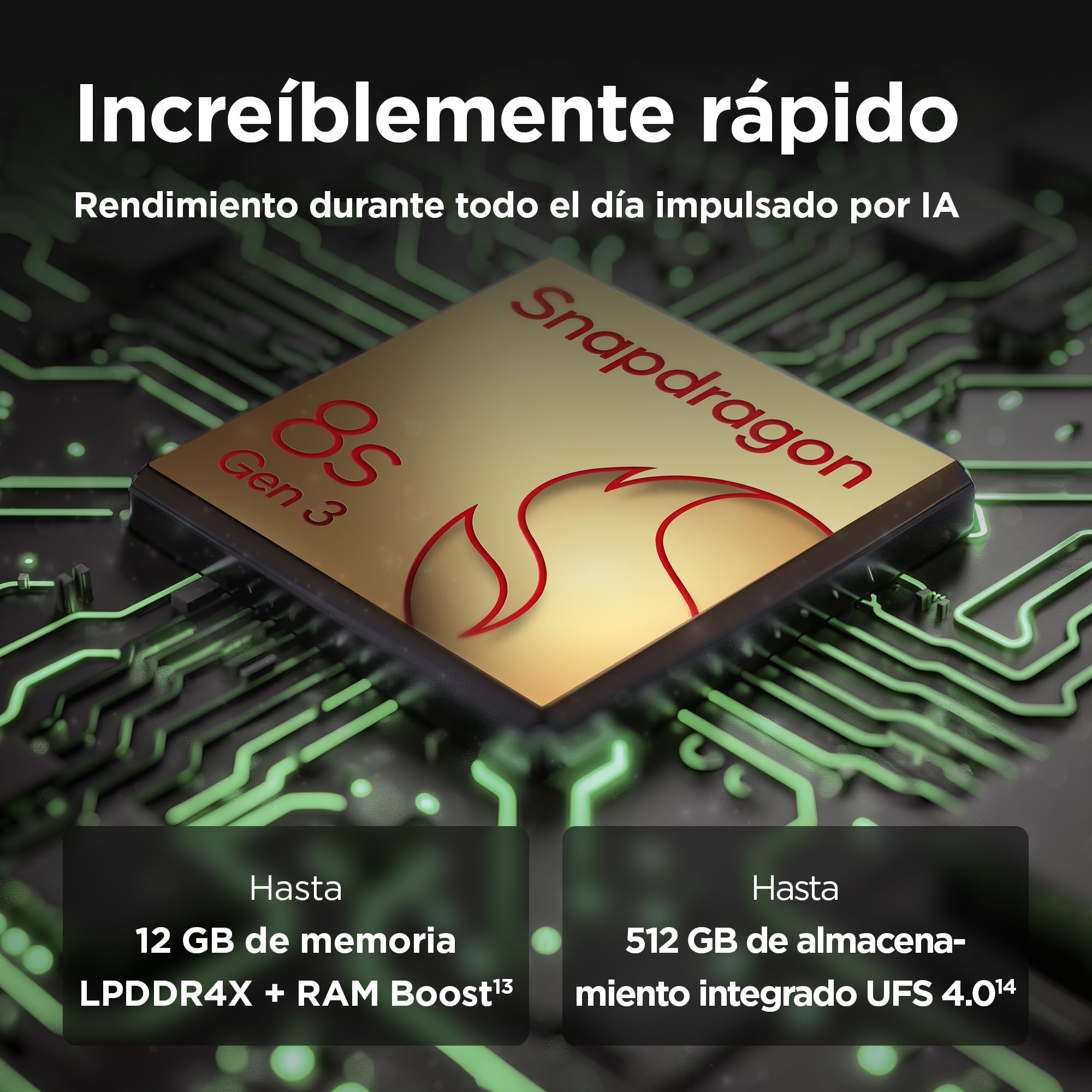 Motorola RAZR 50 Ultra 12/512GB, Garantía 3 años, Pantalla Externa Funcional de 4", diseño Plegable, cámaras de 50 MP con IA, procesador Snapdragon® 8s 3 Gen, Carga TurboPower™ de 68 W, Dual SIM