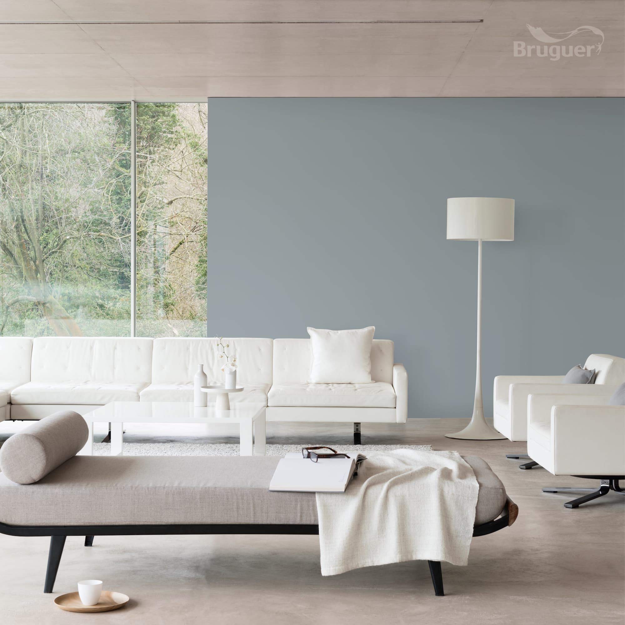 Bruguer ULTRA RESIST Pintura para paredes ultra lavable Gris Polar 4L
