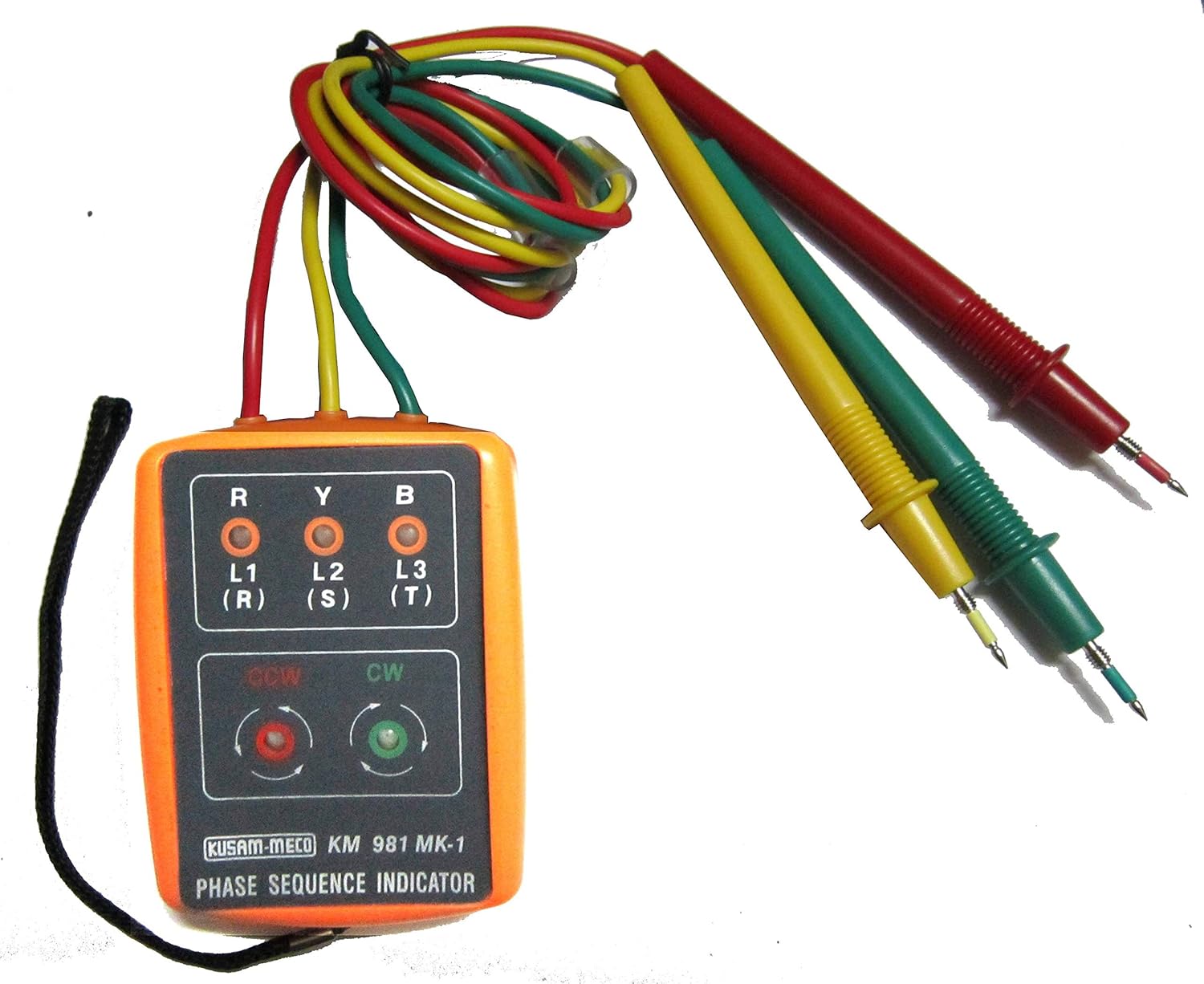 KusamMeco Phase Sequence Meter (3 Functions) Amazon.in Industrial