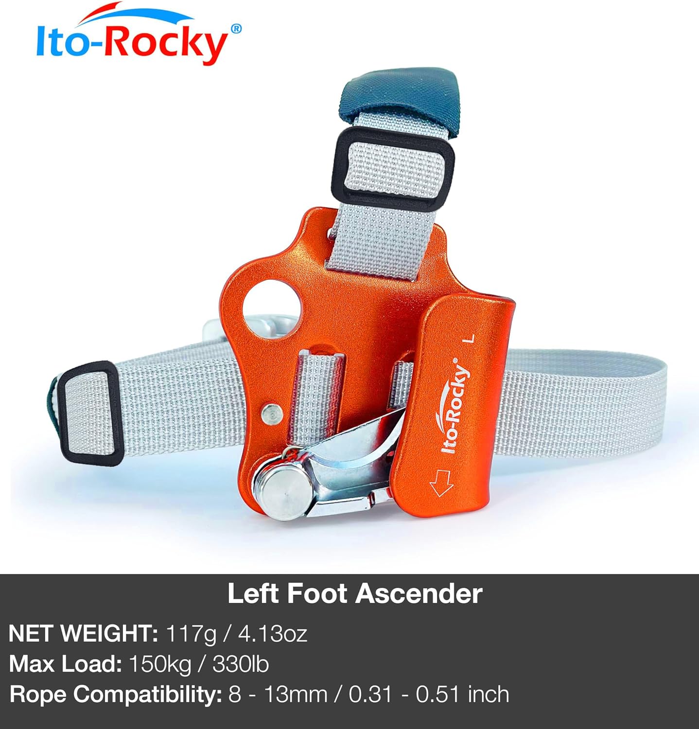 Foot Ascender Riser - Rope Climbing Equipment for SRT Climbing & Tree Arborist Climbing Device