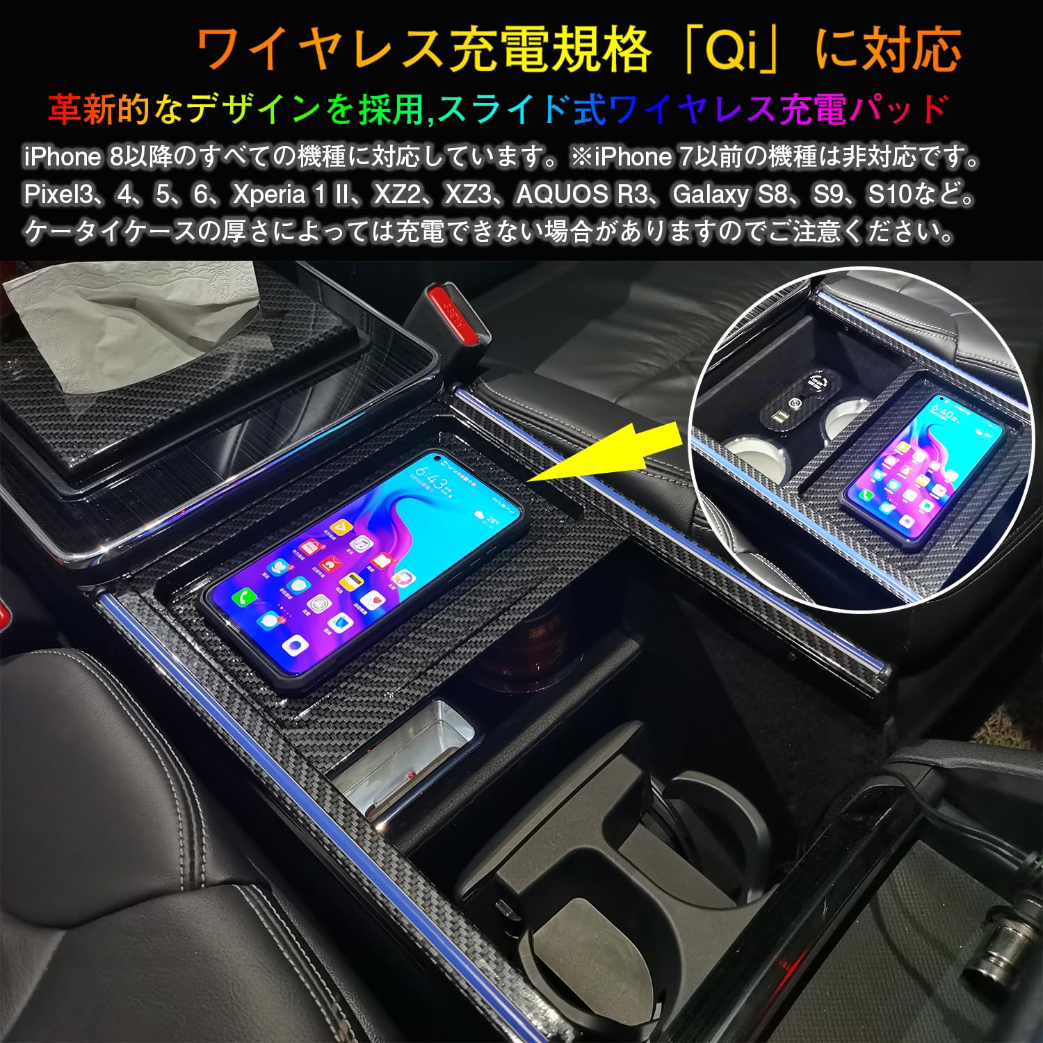 Amazon.co.jp: BUY IT オデッセイ RC系 コンソールボックス ワイヤレス 
