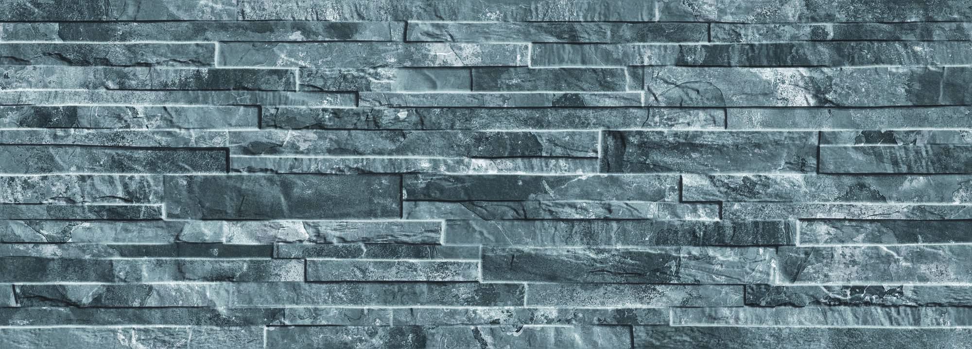 Go Bathrooms Dark Grey Archie Wall Or Floor Tile | Split Face Porcelain Matt Tile | Cut Sample