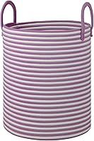 Vista 8 de Cesta de lavandería de cuerda de algodón, contenedor de almacenamiento de gran capacidad con asas, canasta grande para manta para sala de estar