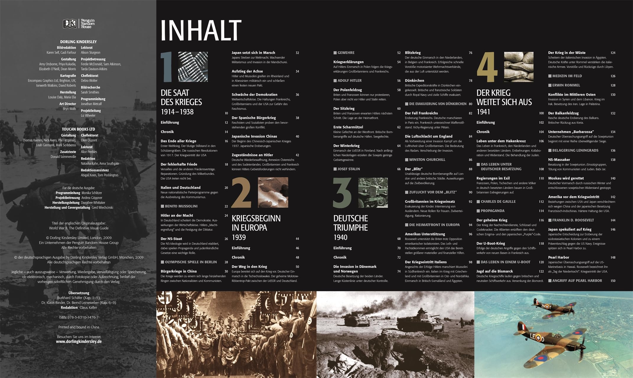 Der Zweite Weltkrieg: Die visuelle Geschichte. Deutsche Geschichte umfassend und im weltgeschichtlichen Zusammenhang beleuchtet