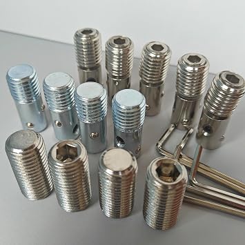 Silicone Doll TPE Connection Screw m16 Interface Head Carving and Body Connection Rod are Easy to Insert and Rotate, Multi Angle Display Head Carving Rotating Style