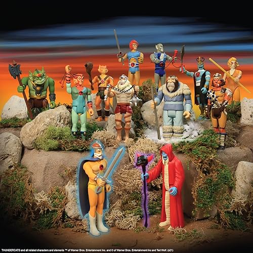 Miniatura 5 de Super7 Thundercats - Figura de reacción Wave 2 - Grune The Destroyer Classic Collectibles y juguetes retro